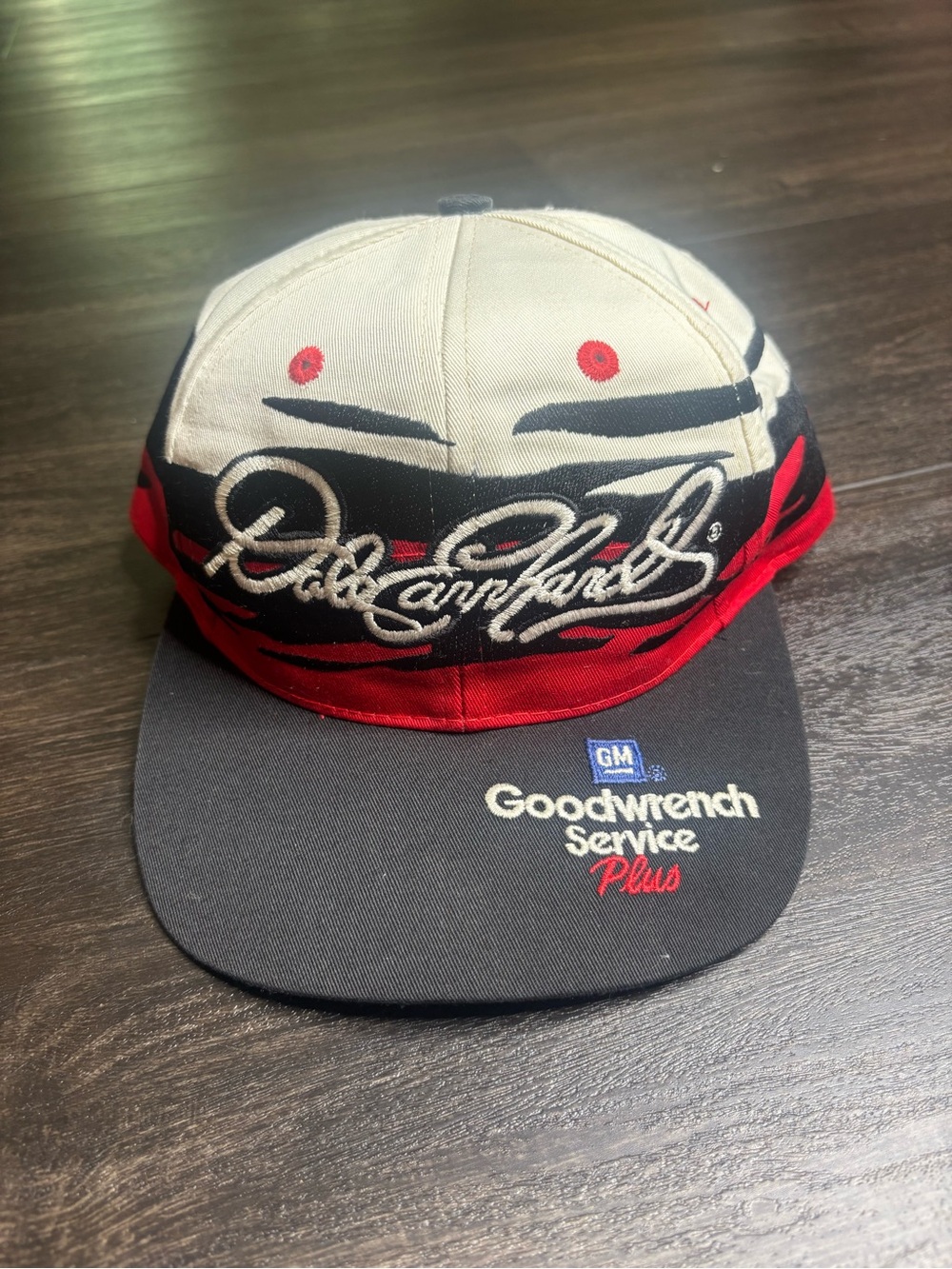 Vintage 90s Dale Earnhardt Nascar Racing Black color Snapback Hat Cap Splash